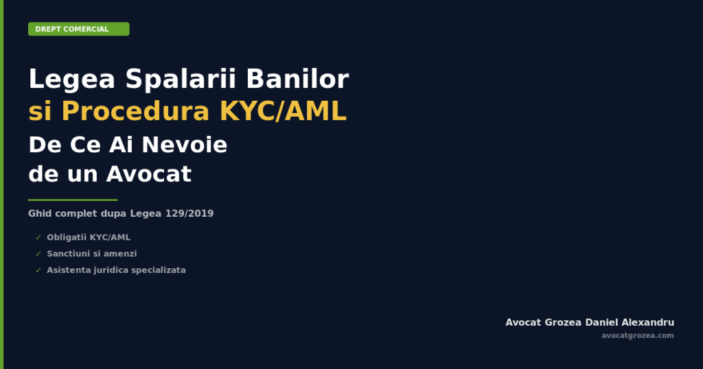 onformitate KYC/AML Legea 129/2019