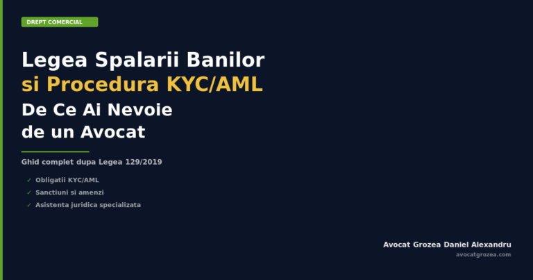 onformitate KYC/AML Legea 129/2019