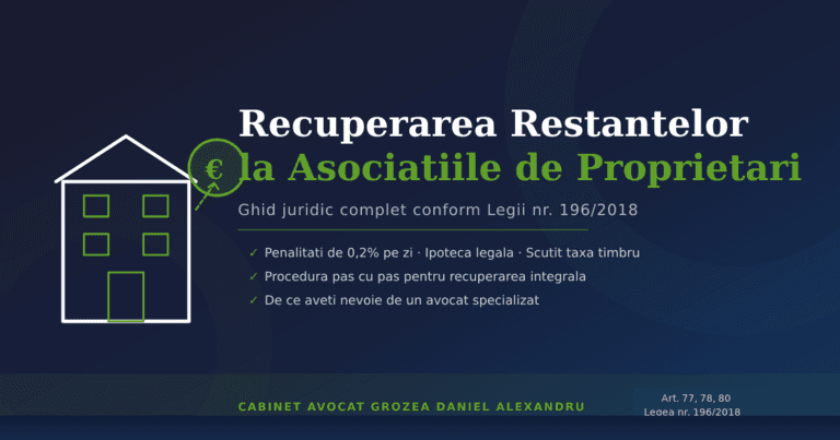 Drept asociații de proprietari - Consultanță juridică București